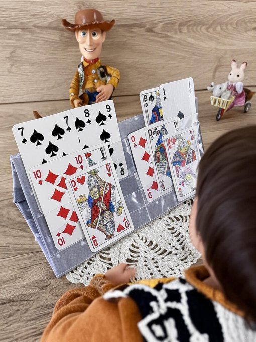 Support de cartes "Gris étoilé"