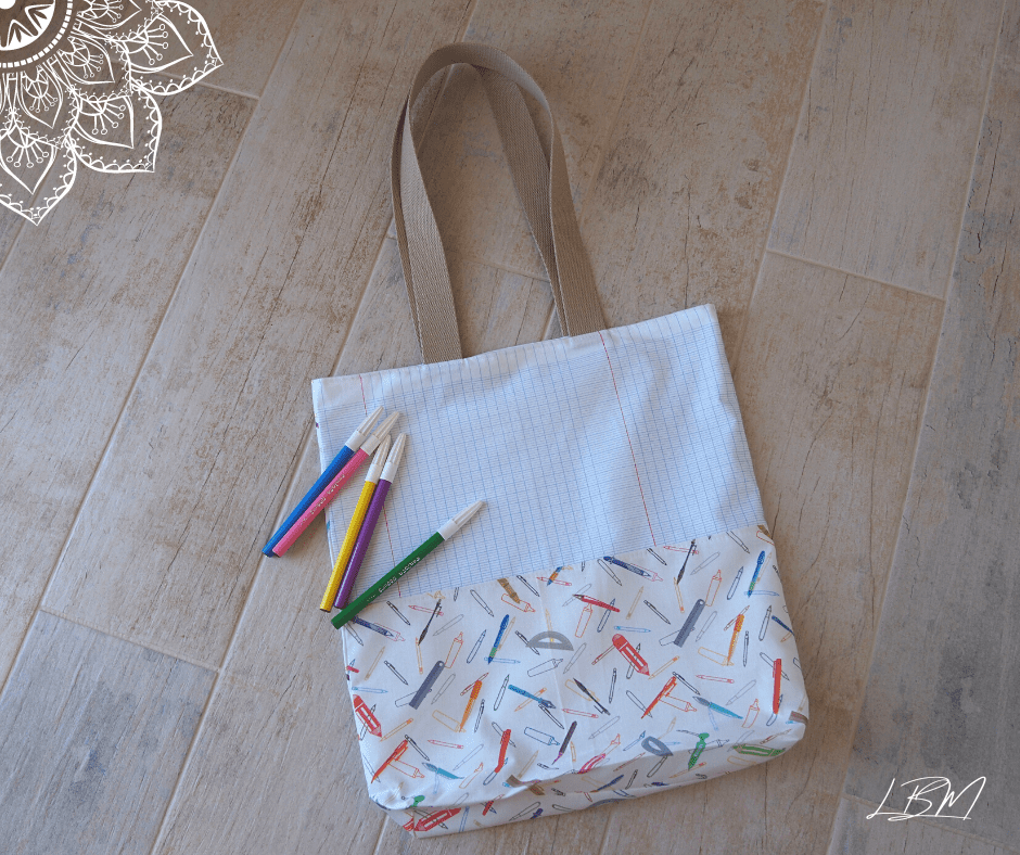 Le Totebag Cosette "crayons"