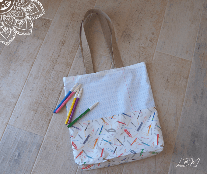 Totebag "Crayons"