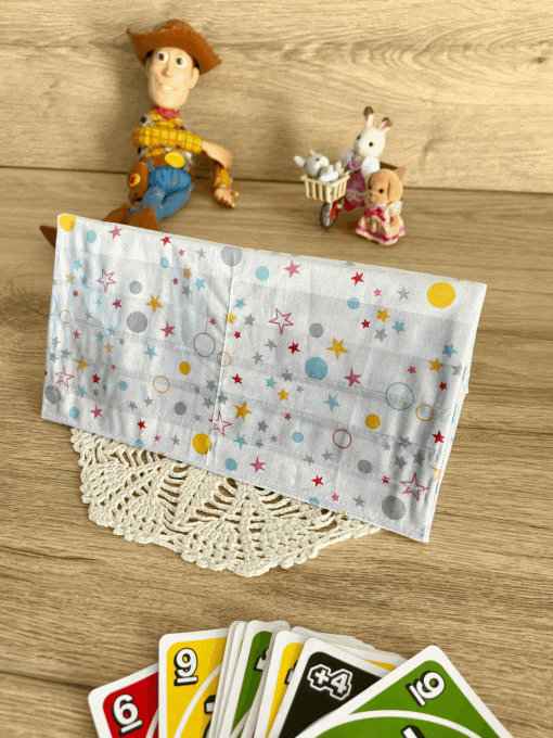 Support à cartes "étoiles multicolore"