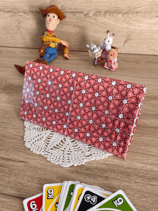 Support à carte "étoiles corail"